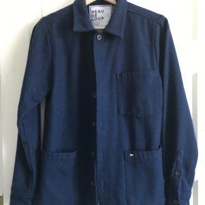 Women's wool chore coat